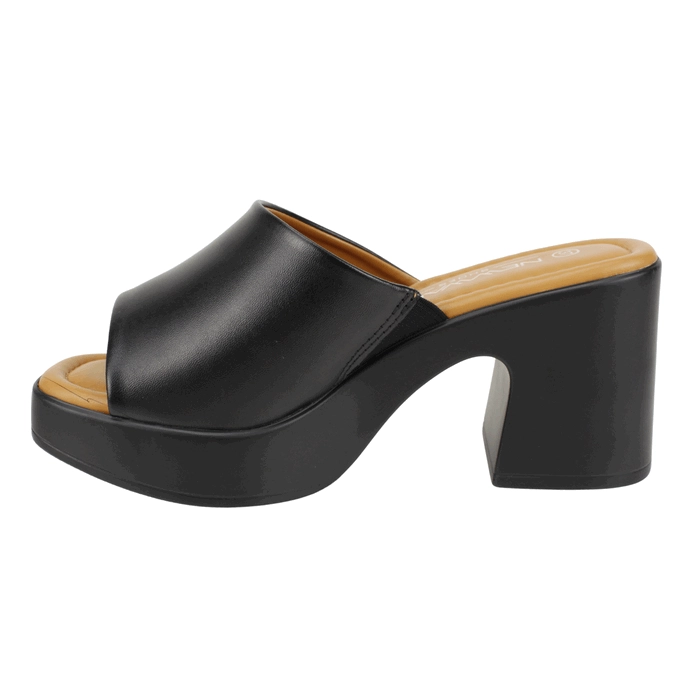 SANDALIA NEW WALK PLATAFORMA NEGRA - 4