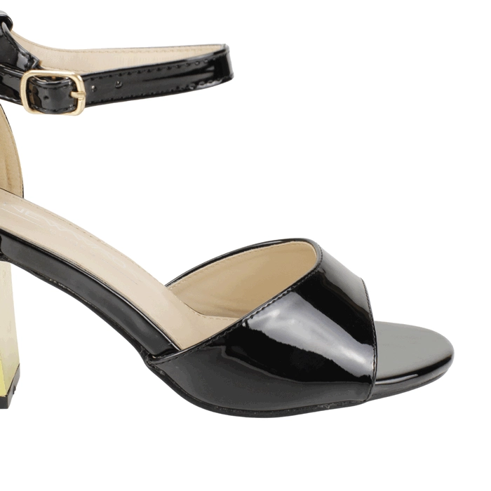 SANDALIA NEW WALK ELEGANTE NEGRA - 5
