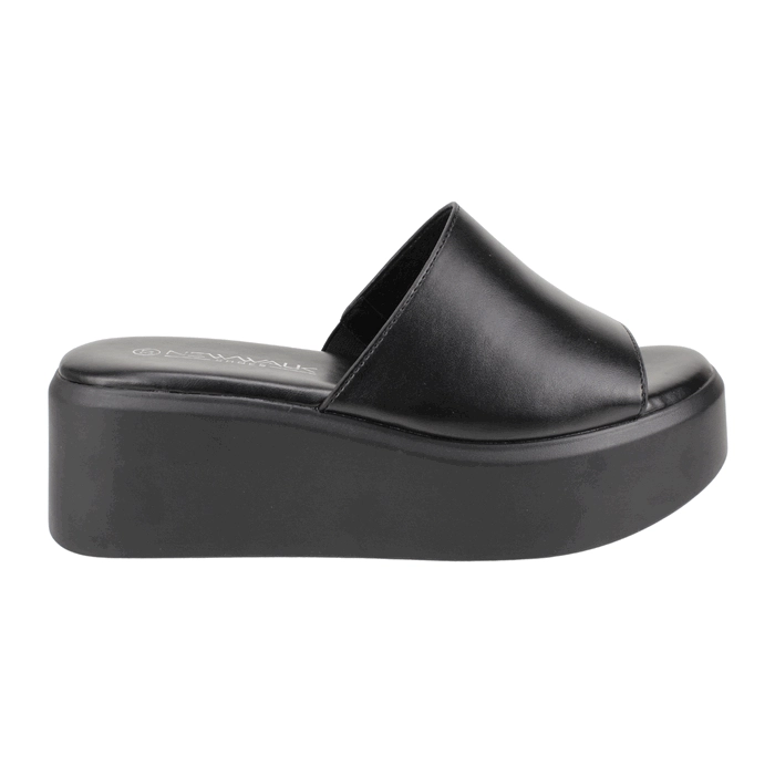 SANDALIA NEW WALK PLATAFORMA DELIA NEGRA - 1