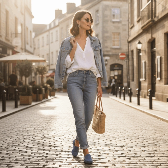 MOCASIN NEW WALK CLASICO CELESTE - 2