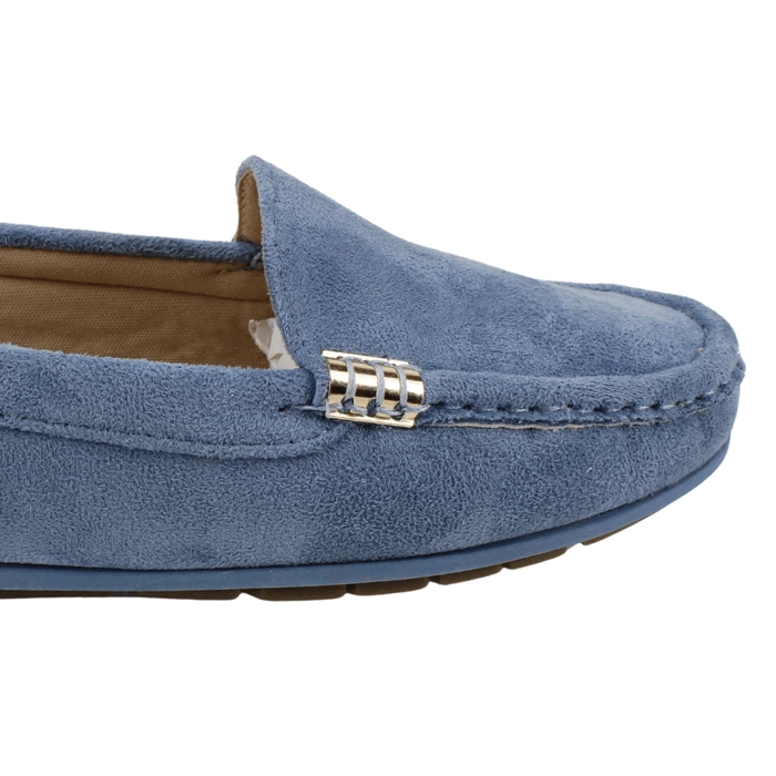 MOCASIN NEW WALK CLASICO CELESTE - 5