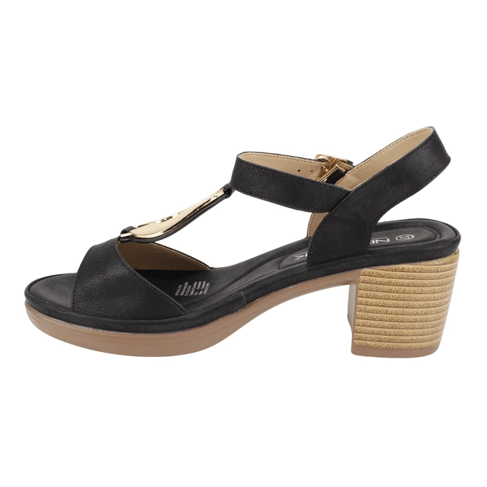 SANDALIA NEW WALK TIRA EN T NEGRA - 4