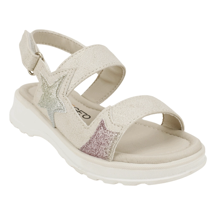 SANDALIA NAT GEO KIDS ESTRELLA BEIGE - 3