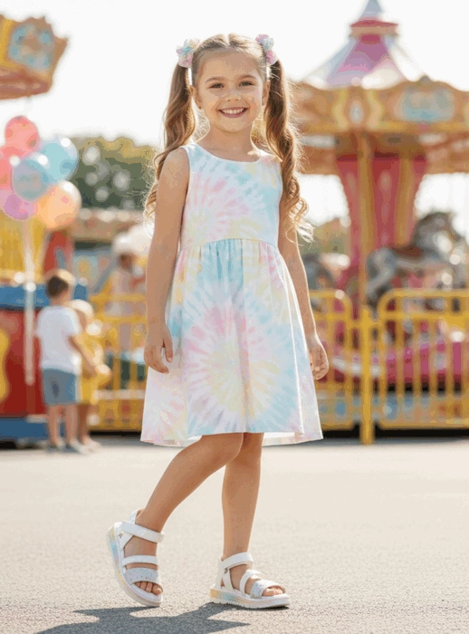 SANDALIA NAT GEO KIDS ARCOIRIS BLANCA - 2