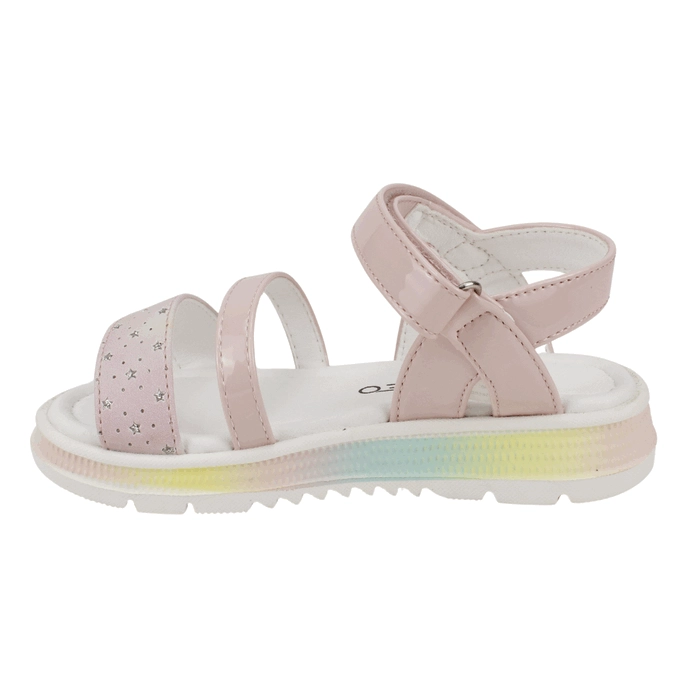 SANDALIA NAT GEO KIDS ARCOIRIS ROSA - 3