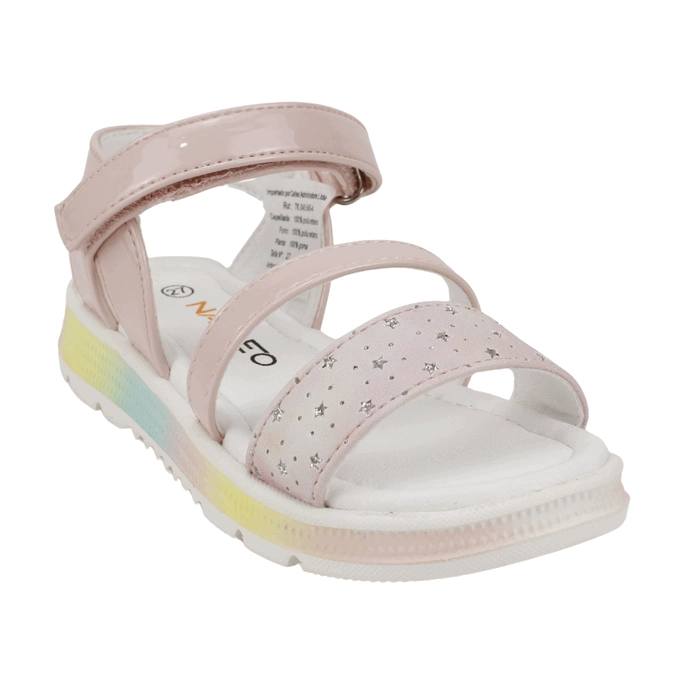 SANDALIA NAT GEO KIDS ARCOIRIS ROSA - 6
