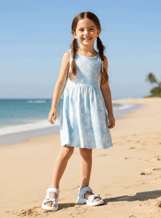 SANDALIA NAT GEO KIDS ESTRELLITAS CELESTE - 2