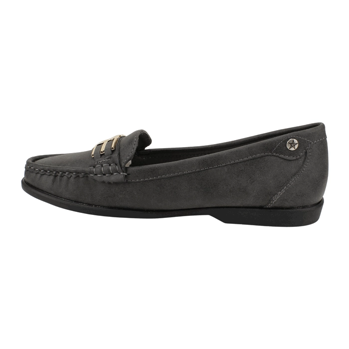 MOCASIN NEW WALK HEBILLA GRIS - 4