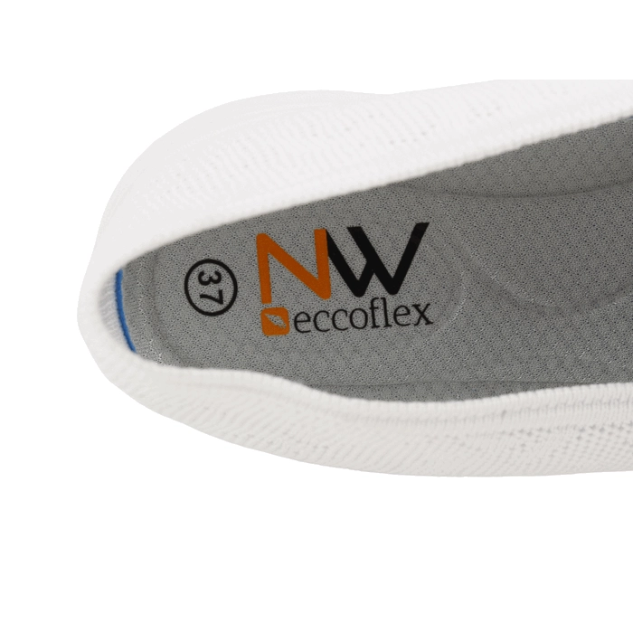 ZAPATILLA NEW WALK TRANSPIRABLE CONFORT BLANCA - 5