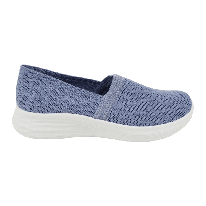 ZAPATILLA NEW WALK TRANSPIRABLE CONFORT CELESTE - 1