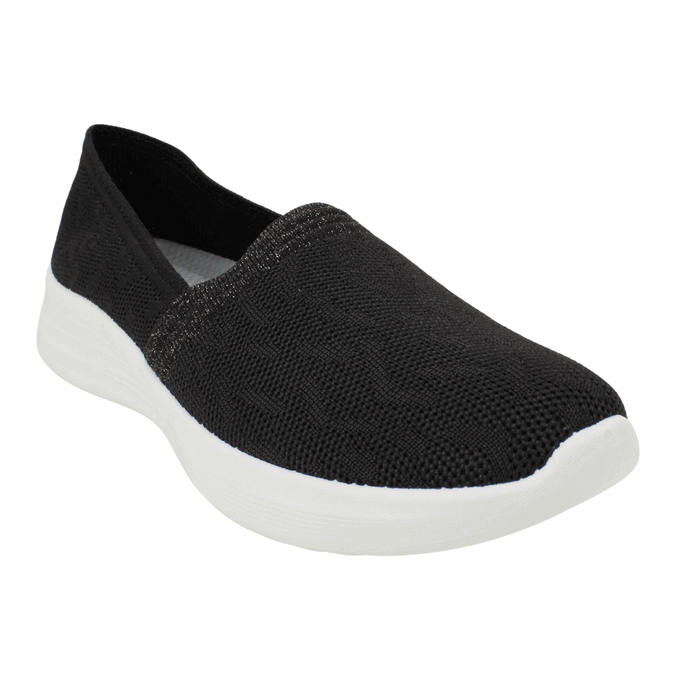 ZAPATILLA NEW WALK TRANSPIRABLE CONFORT NEGRA - 3