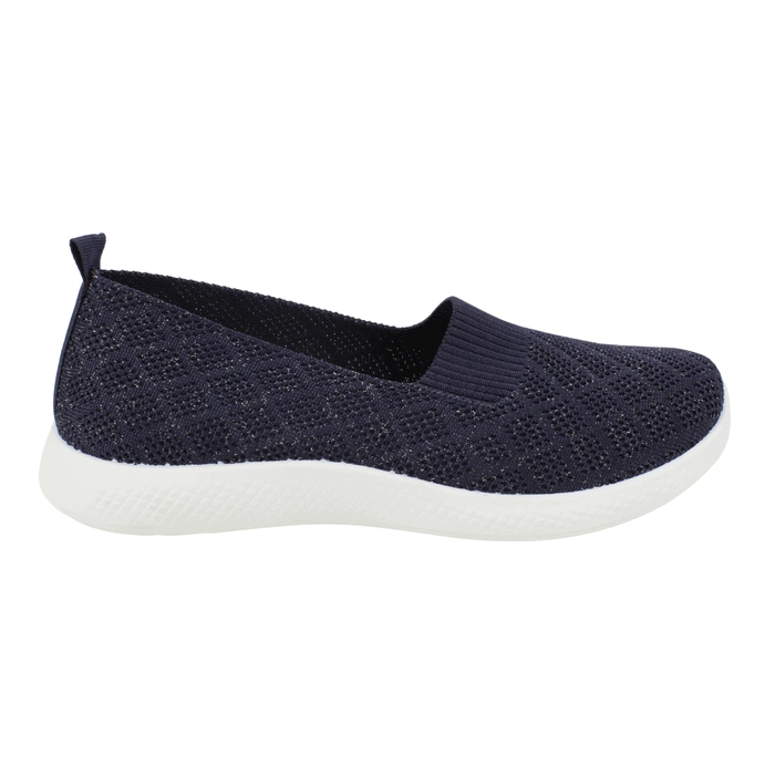 ZAPATILLA NEW WALK BRILLOS CONFORT AZUL - 1