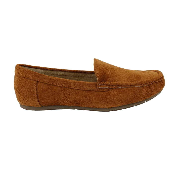 MOCASIN NEW WALK SLIP ON CONFORT CAMEL - 1