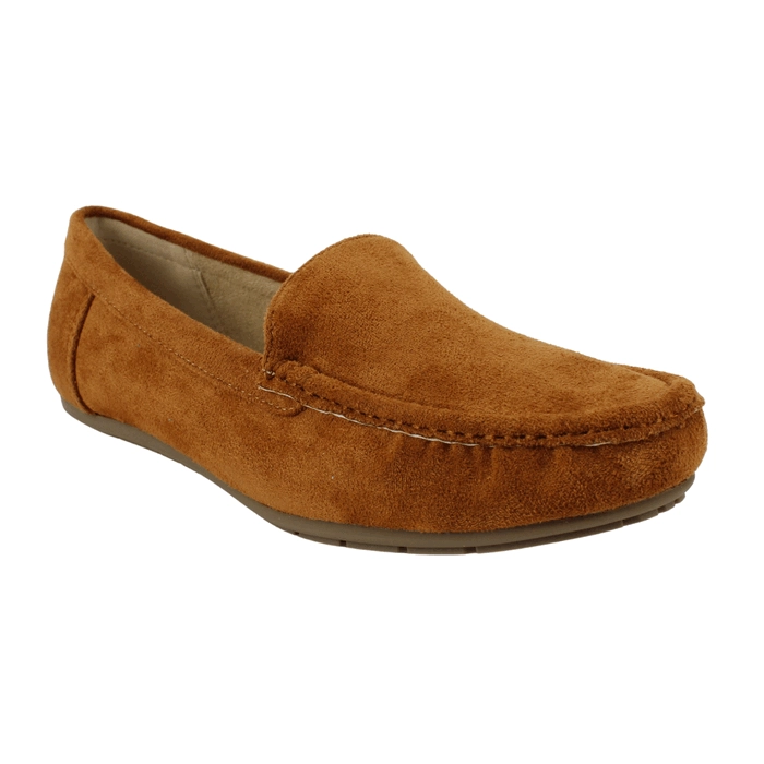 MOCASIN NEW WALK SLIP ON CONFORT CAMEL - 3