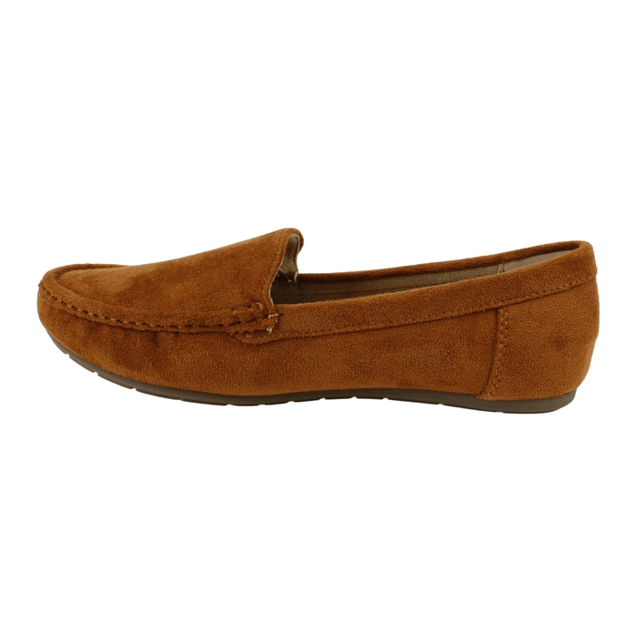 MOCASIN NEW WALK SLIP ON CONFORT CAMEL - 4
