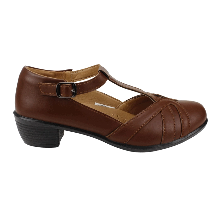 ZAPATO NEW WALK CORREAS CONFORT CAFE - 1