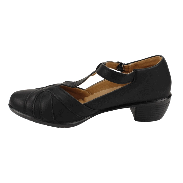 ZAPATO NEW WALK CORREAS CONFORT NEGRO - 4