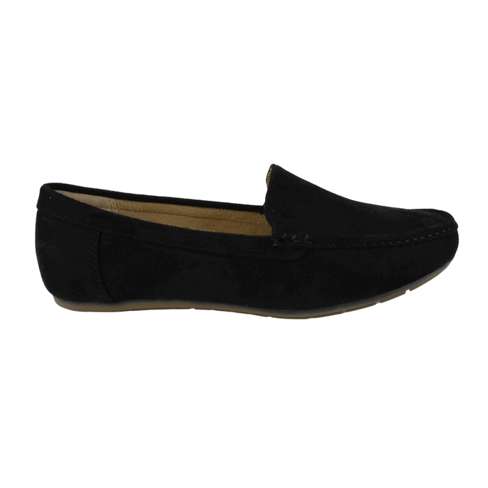 MOCASIN NEW WALK SLIP ON CONFORT NEGRO - 1