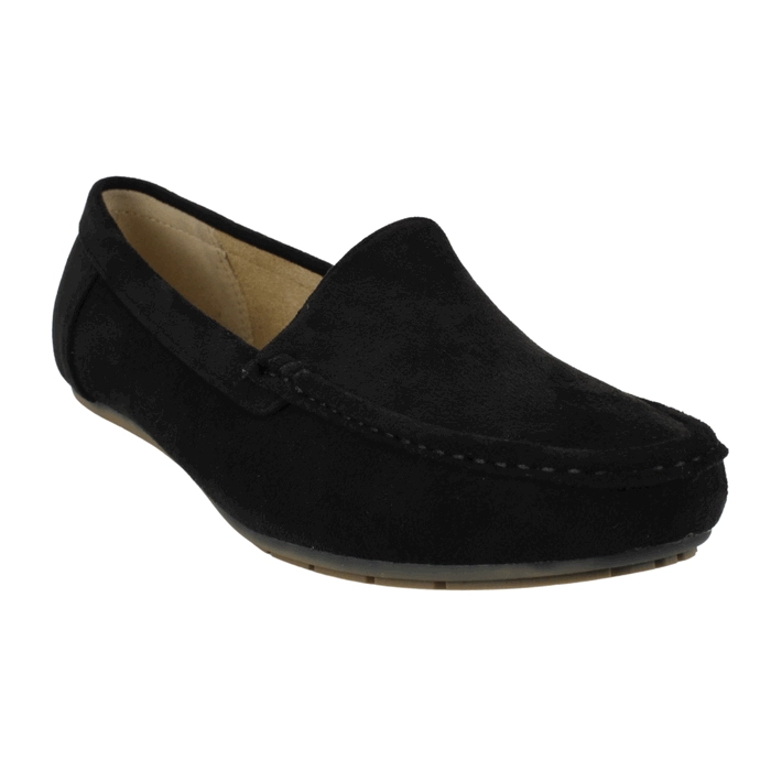 MOCASIN NEW WALK SLIP ON CONFORT NEGRO - 3