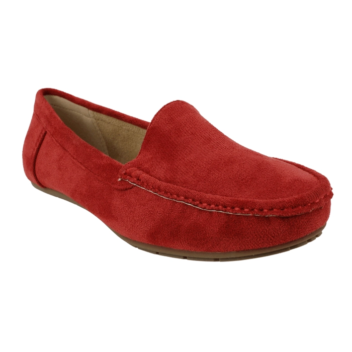 MOCASIN NEW WALK SLIP ON CONFORT ROJO - 3