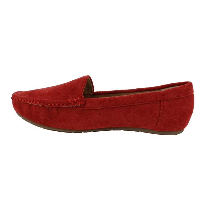 MOCASIN NEW WALK SLIP ON CONFORT ROJO - 4