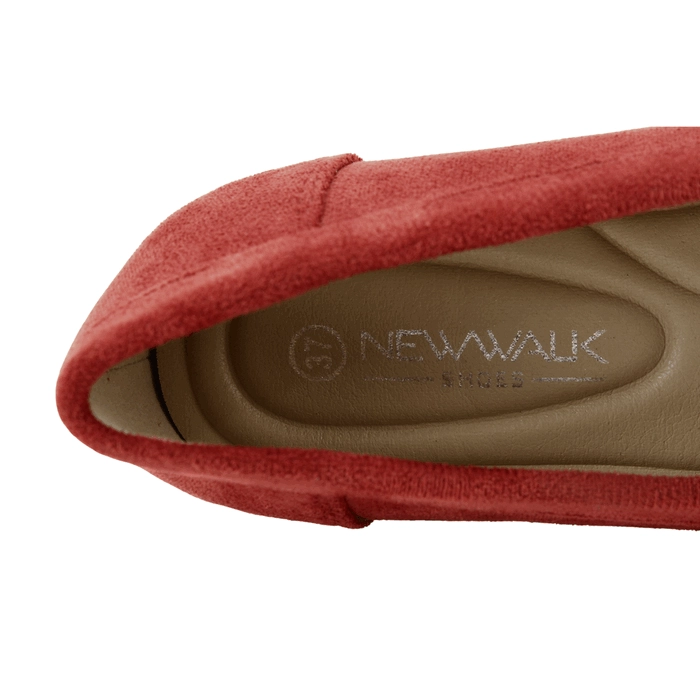 MOCASIN NEW WALK SLIP ON CONFORT ROJO - 5
