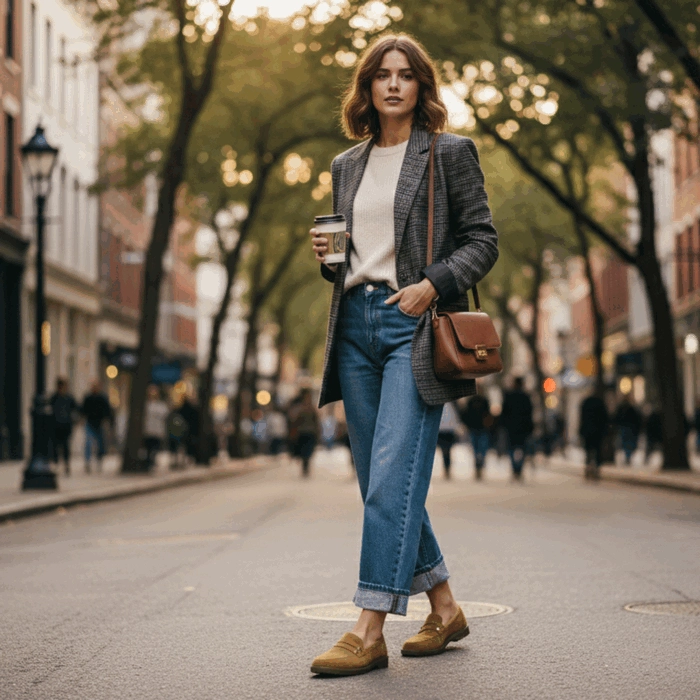 MOCASIN NEW WALK AUDREY CONFORT CAMEL - 2