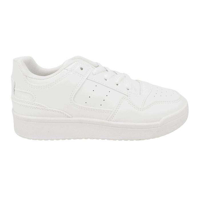 ZAPATILLA NEW WALK MODA ESCOLAR BLANCA - 1