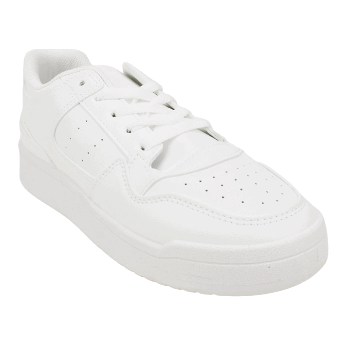 ZAPATILLA NEW WALK MODA ESCOLAR BLANCA - 3