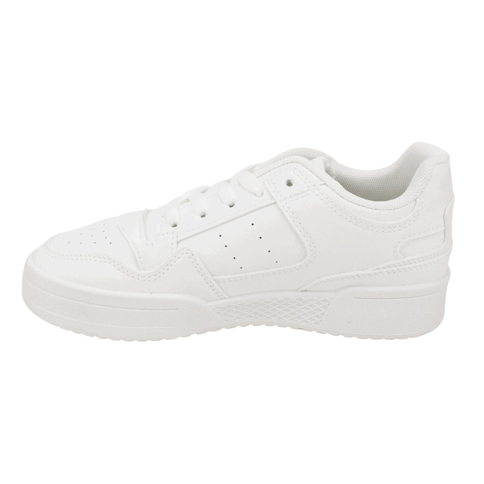ZAPATILLA NEW WALK MODA ESCOLAR BLANCA - 4