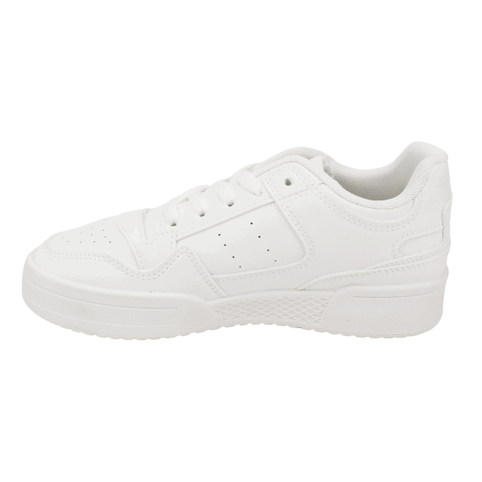 ZAPATILLA NEW WALK MODA ESCOLAR BLANCA - 4