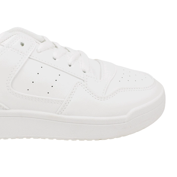 ZAPATILLA NEW WALK MODA ESCOLAR BLANCA - 5