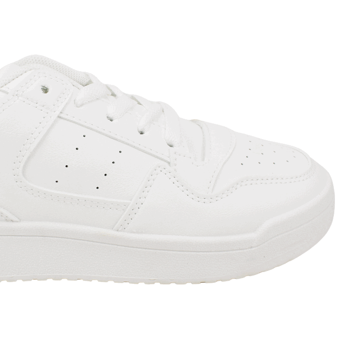 ZAPATILLA NEW WALK MODA ESCOLAR BLANCA - 5