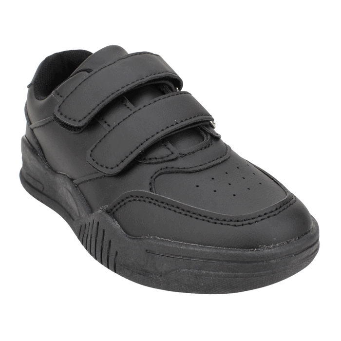 ZAPATILLA NEW WALK ESCOLAR VELCRO NEGRA - 3
