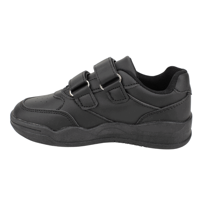 ZAPATILLA NEW WALK ESCOLAR VELCRO NEGRA - 4