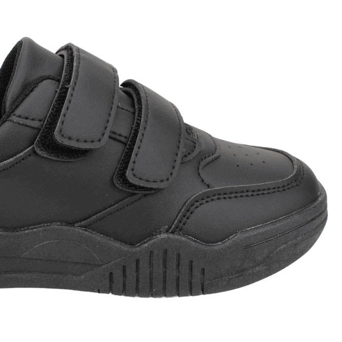 ZAPATILLA NEW WALK ESCOLAR VELCRO NEGRA - 5