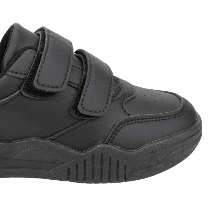 ZAPATILLA NEW WALK ESCOLAR VELCRO NEGRA - 5