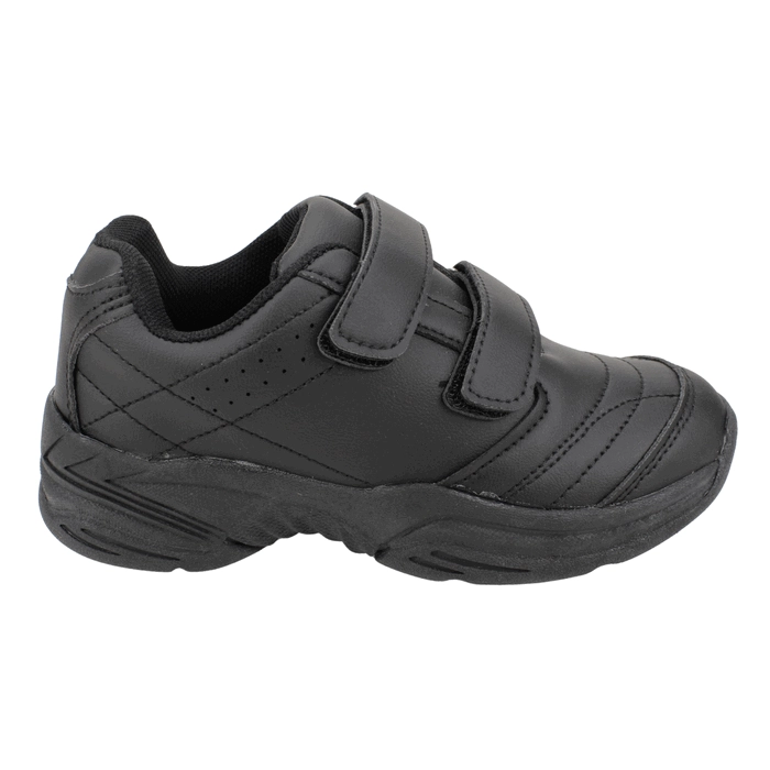 ZAPATILLA NEW WALK ESCOLAR REFORZADA NEGRA - 1