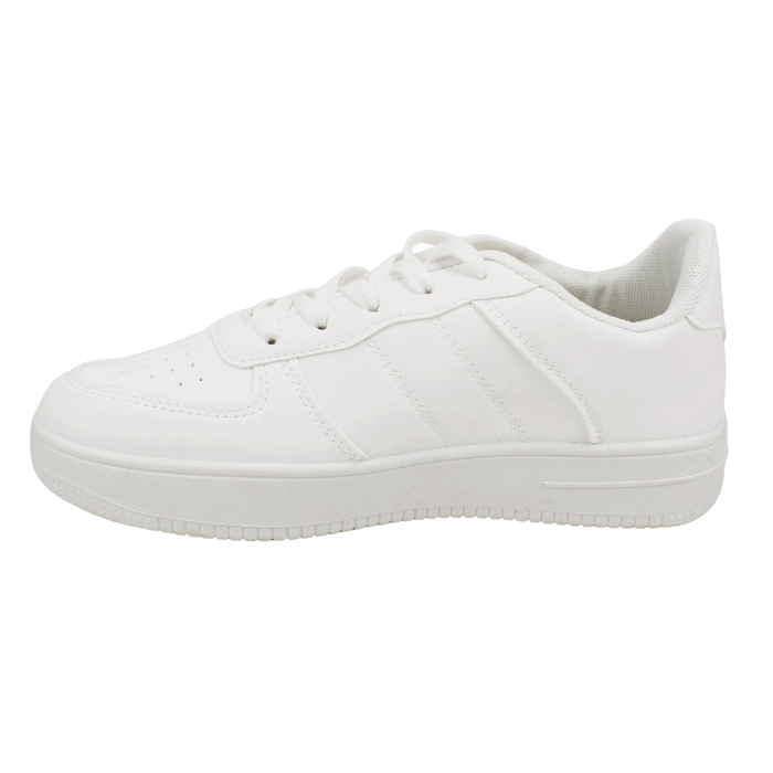 ZAPATILLA NEW WALK ESCOLAR ADOLESCENTE BLANCA - 4