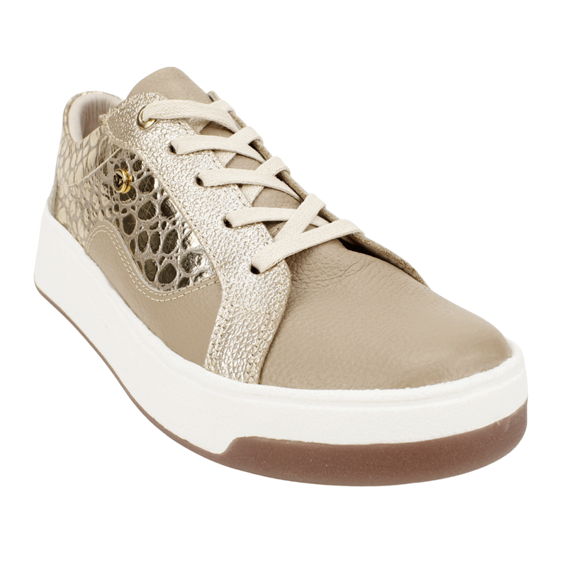 ZAPATILLA EXS ANIMAL PRINT CUERO CAMEL - 3