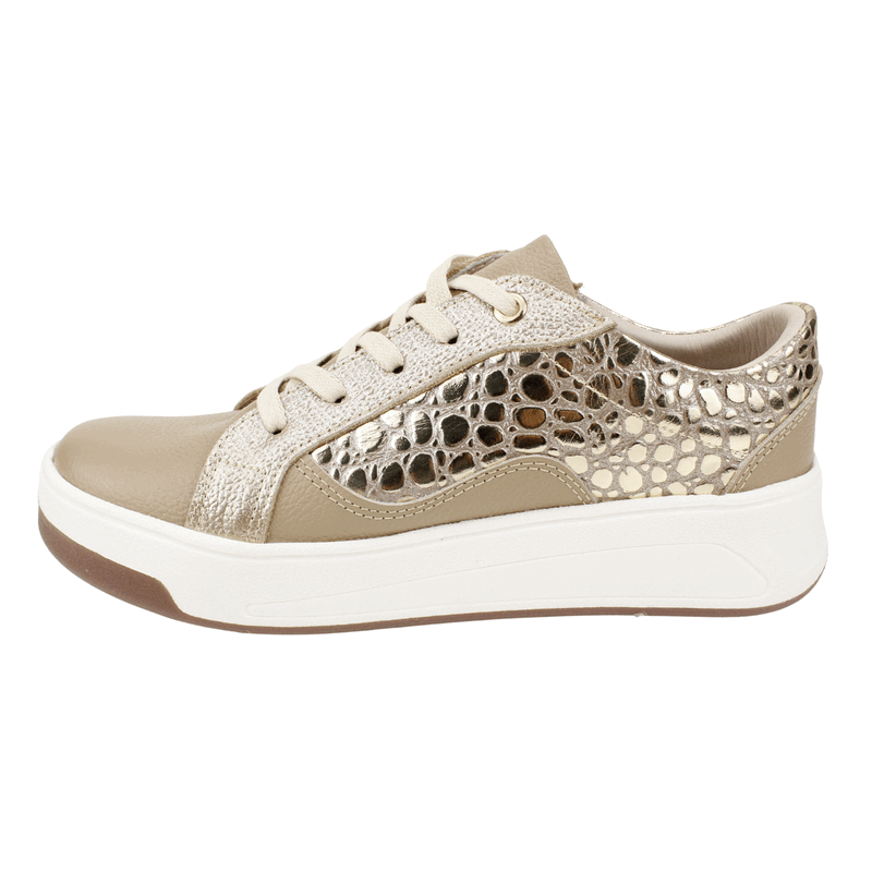 ZAPATILLA EXS ANIMAL PRINT CUERO CAMEL - 4