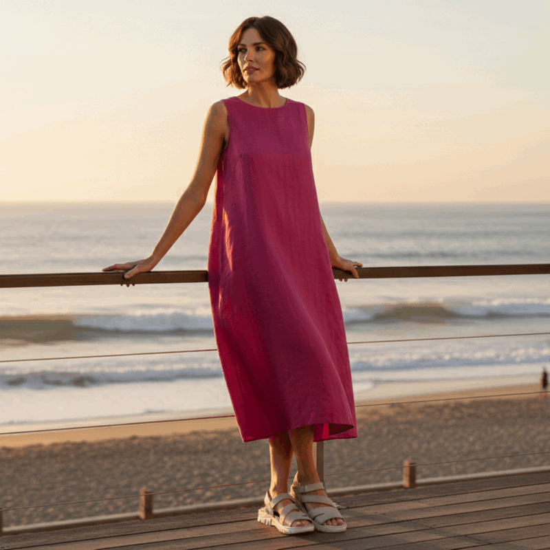 SANDALIA EXS CONFORT SIENA CUERO GRIS - 2