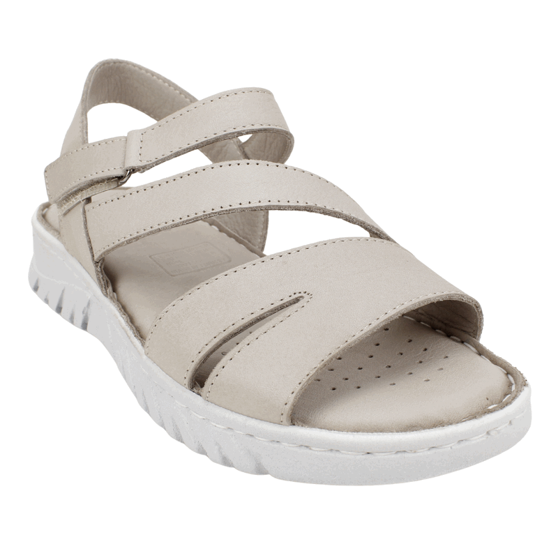 SANDALIA EXS CONFORT SIENA CUERO GRIS - 3