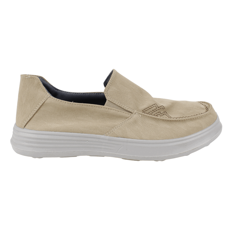 ZAPATILLA NEW WALK SLIP ON CONFORT BEIGE - 1