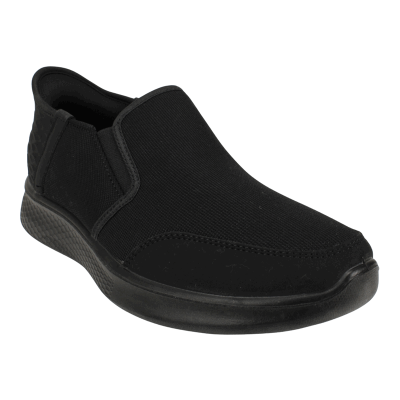ZAPATILLA NEW WALK SLIP ON CASUAL NEGRA - 3
