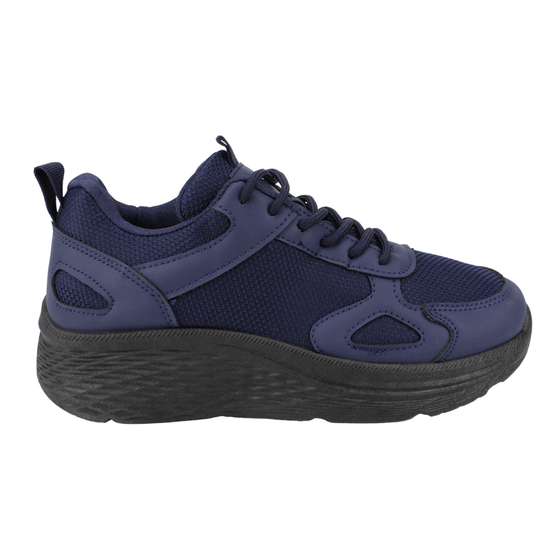 ZAPATILLA NEW WALK PLATAFORMA CONFORT AZUL - 1