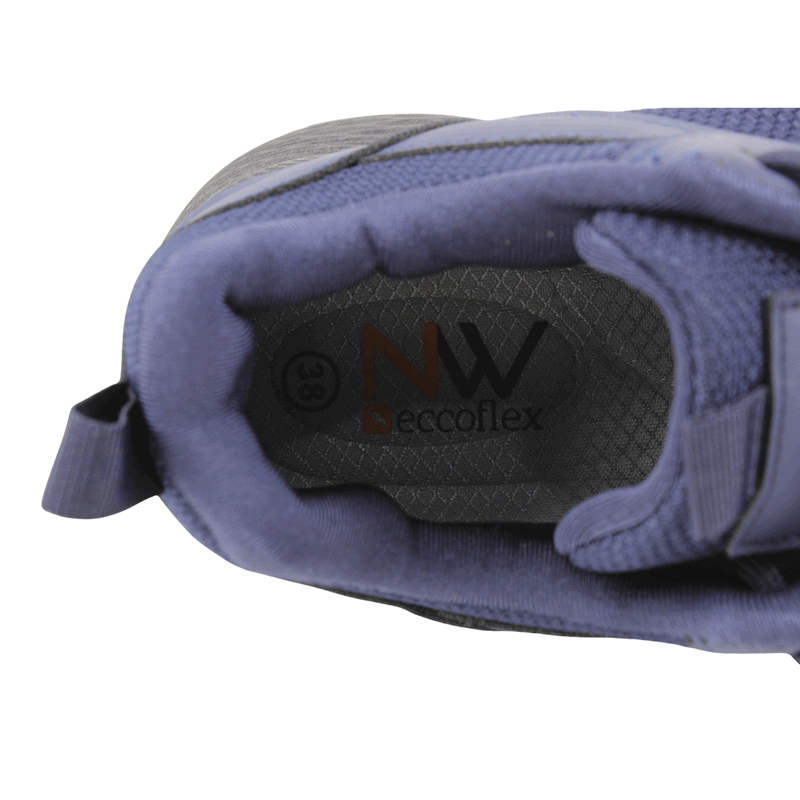 ZAPATILLA NEW WALK PLATAFORMA CONFORT AZUL - 5