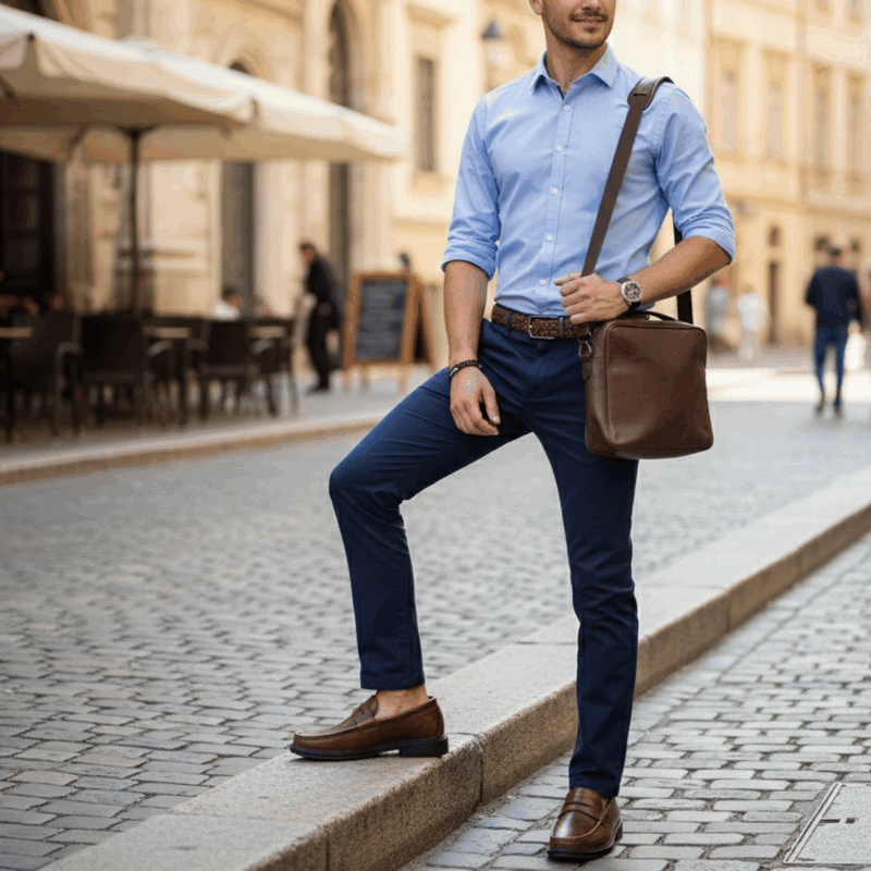 MOCASIN NEW WALK CLASICO MARRON - 2