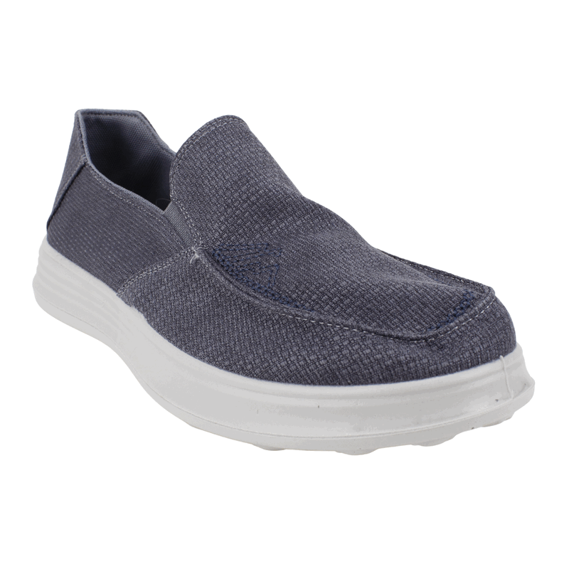 ZAPATILLA NEW WALK SLIP ON CONFORT AZUL - 3