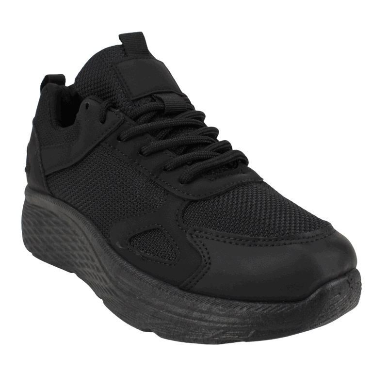 ZAPATILLA NEW WALK PLATAFORMA CONFORT NEGRA - 3